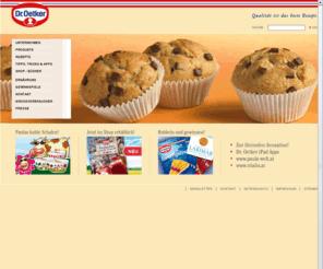 oetker.at: Home - Dr. Oetker
Home, Dr. Oetker Österreich: Qualität ist das beste Rezept. Weit über 1000 gelingsichere Rezepte zu Backen, Dessert, Einmachen und Kinderrezepte sowie Tipps & Tricks samt exklusivem Shop.