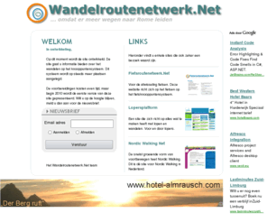 wandelroutenetwerk.net: Wandelroutenetwerk.Net: Informatie over de flexibele manier van wandelen
Wandelen op het wandelrouteknooppuntensysteem
