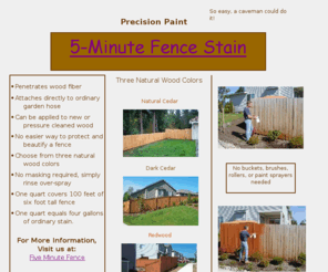 5-minutefence.net: 5-Minute Fence
5-Minute Fence Stain