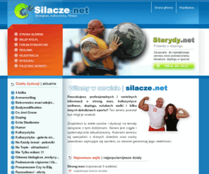 silacze.net: KULTURYSTYKA, STRONG MAN , FITNESS: sterydy, trening, dieta - serwis informacyjny | silacze.net
Kulturystyka, Strong man, fitness: porady i artykuły kulturystyczne: trening, sterydy, dieta, suplementy.