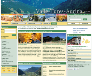 valle-tures-aurina.com: Valle Aurina Tures vacanze hotel pensione
Valle Aurina Tures - Qui trovate tutte le informazioni su hotel ed alberghi nella Valle Aurina e Tures