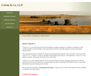 colvin-co.com: Colvin & Co. LLP
An agricultural-focused investment manager