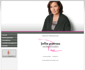 julia-petran.de: Rechtsanwältin Julia Petran - Neuwied
Rechtsanwältin Julia Petran - Fachanwältin für Familienrecht in Neuwied.