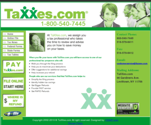 taxxes.com: TaXXes.com your tax done fast
