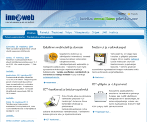 innoweb.fi: Webhotellit  ja IT-ylläpitopalvelut  |  InnoWeb
Tilaa edullinen nettihotelli ja domain