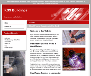 kssbuildingsleominster.com: Steel Frame Supplies in Hertford : KSS Buildings
For steel frame Supplies in Hertford, call today. We offer an excellent service for lean to buildings in Wrexham.