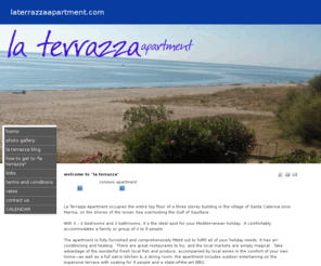 laterrazzaapartment.com: welcome to 'la terrazza'
La Terrazza Apartment - YOur gateway to Calabria and the Magna Grecia