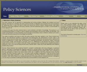 policyscience.org: Policy Sciences Center
Policy Sciences Center