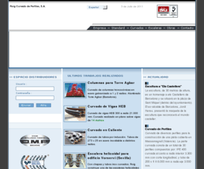 roigsa.com:  Curbado de tubos  curvados de metales, escaleras curvadas
Curvado de tubos y perfiles metalicos en general. Realizacion de escaleras helicoidales, barandas curvadas y elementos de construccion singular con metales curvados.