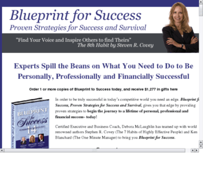 blueprintforsuccessbook.com: Blueprint For Success Book
Blueprint For Success Book:  Proven Strategies for Success and Survival