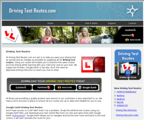 driving-test-routes.com: Route-Led - Welcome
Driving Test Centre Routes in the UK