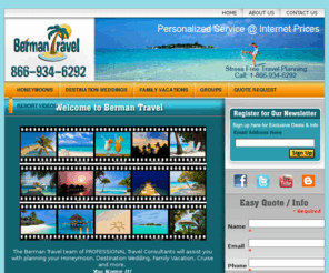 bermimp.com: Berman Travel, Honeymoons, Honeymoon Travel Agents, Destination Weddings
Berman Travel Specializes in Honeymoons and Destination Weddings.  Vacations Packages, Reservations, Information. We Want To Be Your Travel Agent For Life