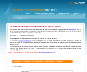 enchere-electronique-inversee.info: Tous ce qu'il y a à savoir et toutes les informations utiles sur l'enchère électronique inversée
enchere-electronique-inversee.info -  