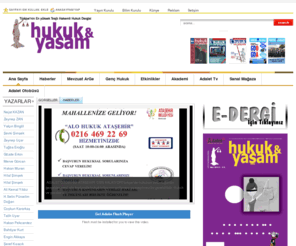 hukukveyasam.com: HUKUK VE YASAM SAYI:11
hukuk ve yasam dergisi