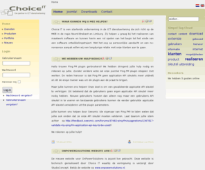 choice-it.mobi: Choice IT
De website van Choice IT uw partner in ICT dienstverlening.