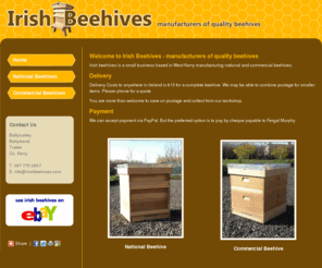 irishbeehives.com: Irish Beehives for commercial and national  beekeeping and bee keepers
Irish Beehives for beekeepers and beekeeping of bees in Ireland