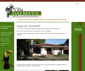 paraguay-hotel.net: Hotel Paraguay - VILLA DALMATA - in Luque bei Asuncion
VILLA DALMATA, Ihr Paraguay Hotel am Rande der Hauptstadt Asuncion in der schönen Stadt Luque. 