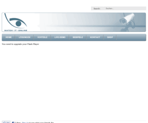 watch-it-online.de: WATCH-IT-ONLINE
WATCH-IT-ONLINE.DE ist ein Anbieter professioneller Netzwerk-Kameras und Internet basierter Videoüberwachung für Anwendungen zur Sicherheits- und Fernueberwachung. Unser Motto lautet "Behalten Sie das Wesentliche im Blick".