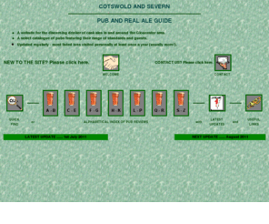 cotswoldandsevern.com: Cotswolds and Severn Pubs and Real Ale
A guide to traditional real ale pubs and inns within a 25 mile radius of Gloucester, featuring their latest cask ales and brews.