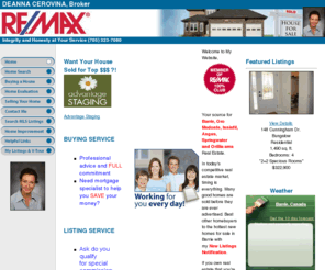 forsalebarrieoro.com: Home – Deanna  Cerovina
             Broker
Home – Remax ChayRealty Inc, Barrie,Oro-Medonte,Orillia, Ontario real estate listings, homes for sale.  Your Barrie, Orillia Ontario real estate resource center, find mls listings, condos and homes for sale in Barrie Ontario.