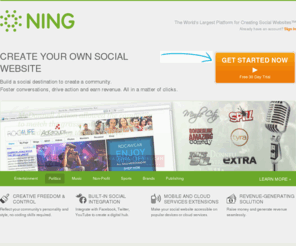 ning.com: Create a Social Networking Site with Ning, the Best Social Site Platform
