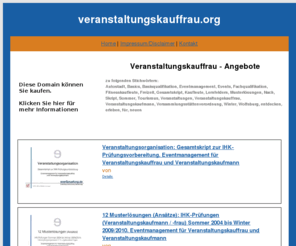 veranstaltungskauffrau.org: Veranstaltungskauffrau - veranstaltungskauffrau.org
