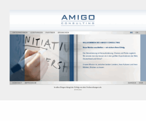 amigo-consulting.com: AMIGO Consulting - Ihr Partner für Business Development in China und Europa
AMIGO Consulting - Ihr Partner für Business Development in China und Europa