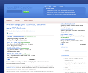 eppicardnew.com: EppiCard
Www.eppicard.com is a website that offers a secure way to manage your money, find the safe way to get to your payments.