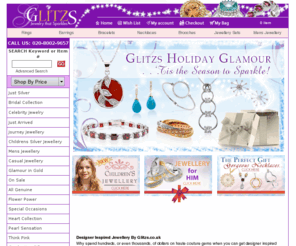glitzs.co.uk: Costume cz Jewellery | Discount CZ Jewellery  | Sterling Silver Jewellery - By Glitzs.co.uk
You've found the right site to purchase latest designs in high-quality 925 Sterling silver Jewellery, Costume CZ Jewellery & Designer Inspired Jewellery. Glitzs unreal silver Jewellery at unnatural prices