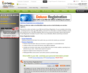 godaddydeluxeregistration.es: Deluxe Registration | Drive traffic to your web site without sacrificing your privacy!
Drive traffic to your web site while keeping your personal information private. Make your web site visible on the millions of daily searches.