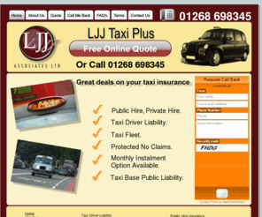 ljjtaxiplus.com: Taxi Insurance Free Quote
LJJTAXIPLUS free online qoute insurance broker.