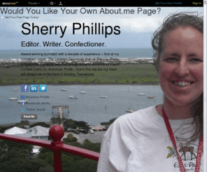 sherrylphillips.com: Sherry Phillips (sherryphillips) on about.me
Award-winning journalist with a decade of experience -- first at my hometown paper, The Lebanon Democrat, then at The City Paper in Nashvil