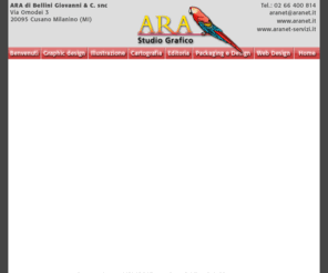 aranet.it: ARA - Studio grafico
Studio ARA - studio di grafica, illustrazione, pubblicità, editoria, webdesign, packaging