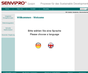 senvipro.com: Willkommen - Welcome
Wir bieten moderne, ökonomische Problemlösungen für das Sustainable Development.