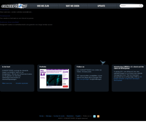 concepts2go.com: Bureau voor interactieve marketingcommunicatie – internetbureau - CONCEPTS2GO
CONCEPTS2GO ontwikkelt webportals, microsites, advertenties, videofilms en (online) communicatiecampagnes. Ook bieden we merk- en identiteitsontwikkeling of -vernieuwing voor startende of gevestigde ondernemingen.
