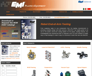 eoatsupply.com: End-of-Arm Tooling & EOAT Systems | EMIplastics.com
Get end-of-arm tooling components from major manufacturers and design assistance from our engineers.