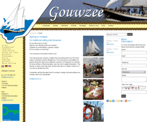 gouwzee.com: Sailing across the IJsselmeer in Holland| Gouwzee
Sailing in Holland on a traditional sailing ship.