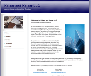 keiserandkeiser.com: Keiser & Keiser, LLP
Accounting and Consulting Services