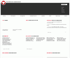 bmlv.gv.at: Österreichs Bundesheer
Webauftritt des Österreichischen Bundesheeres