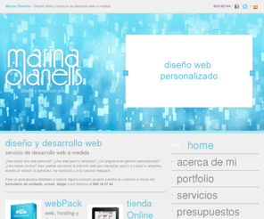 dissenywebeivissa.es: Diseño web | Desarrollo de aplicaciones web
diseño web, desarrollo de programas de gestión y de administradores de contenidos, tiendas online, servicio de hosting y registro de dominios