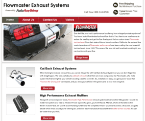 flowmasterexhaustsystems.org: Discount Flowmaster Exhaust Systems | Best Flowmaster Exhaust Systems | Reviews & Videos
Find info and read reviews on Flowmaster Exhaust Systems & Mufflers. Get outfitted and get out there!