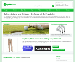 golferherz.de: Golfbekleidung und Golfausrüstung von golferherz.de
Der Golf-Sport erfreut sich einer immer größeren Beliebtheit. Viele Menschen genießen die Konzentration und die Ruhe die dieser Sport mit sich bringt.