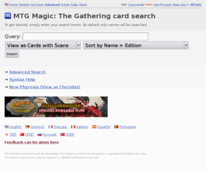 magiccards.info: MTG Magic: The Gathering card search
