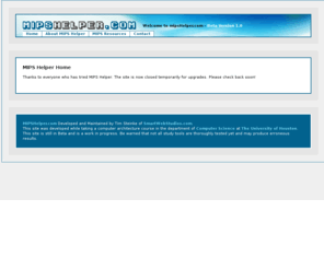 mipshelper.net: Welcome to mipsHelper.com
