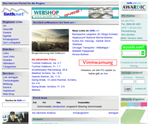 weesen.net: linth.net - Portal im Linthgebiet
Die regionale Plattform des St. Gallischen Linthgebietes mit Links zu Vereinen und Geschäften, Kinoprogramm und Agenda