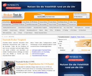 daytrade-broker-test.com: Daytrade Broker im Vergleich auf Broker-Test.de
Daytrade Broker Vergleich - Daytrade Broker sprechen besonders einen bestimmten Personenkreis unter Tradern an - die Daytrader. Daytrader, oder auch Heavy Trader, zeichnen sich dadurch aus, daß sie ihre Positionen intraday öffnen und wieder schließen