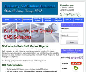 guarantysms.com: Home Bulk SMS Limited Nigeria
