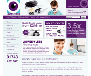 loupes4less.co.uk: Home : Loupes 4 Less, Loupes and Headlights
Loupes 4 Less : Home - Categories ecommerce, open source, shop, online shopping