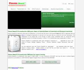 plasmaneem.com: Neem oil
