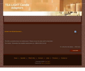 tea-light.com: Tea-Light
What's New Here? - Hardware Software DVD Movies